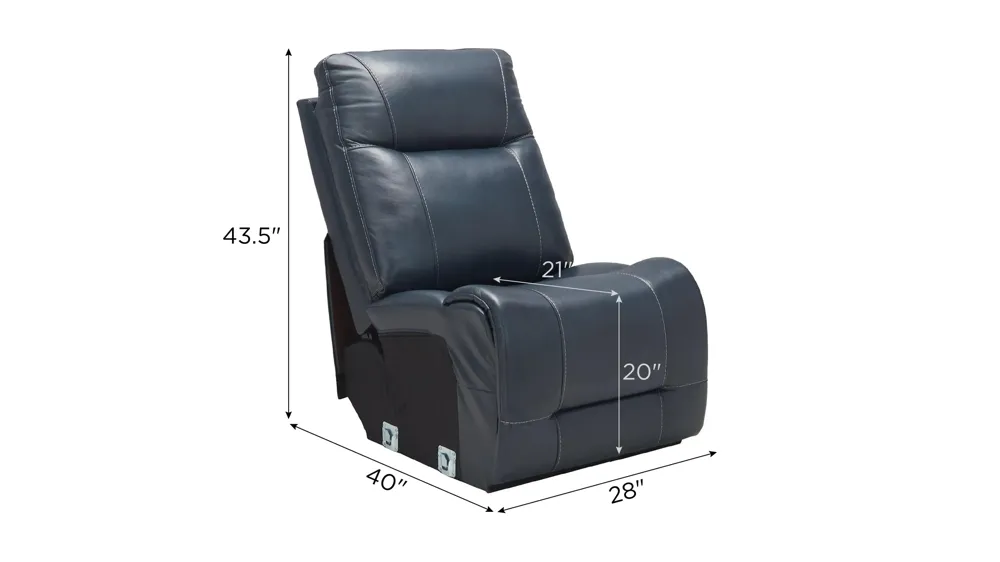 Barnett Armless Chair Dimensions