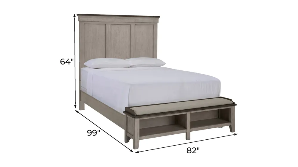 Campbell Panel Storage Bed Dimensions