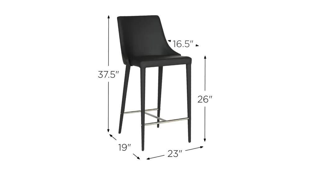 Adele Counter Stool - Set of 2 Dimensions