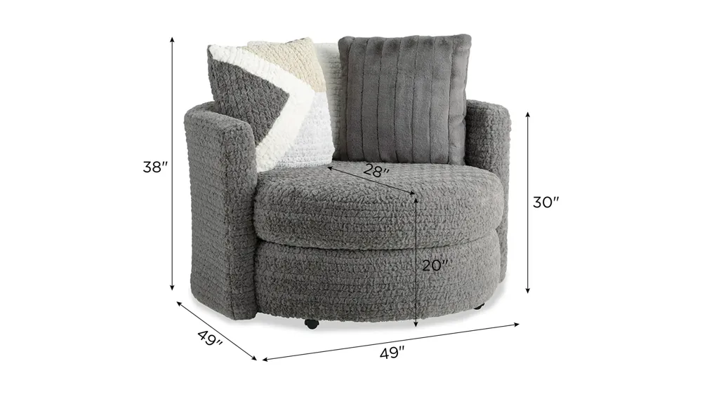 Doodle Swivel Chair Dimensions