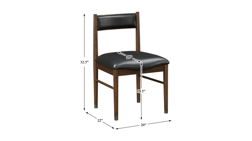 Reese Dining Side Chair - Set of 2 Dimensions