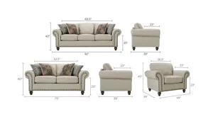 Corliss Living Room Set | Raymour & Flanigan