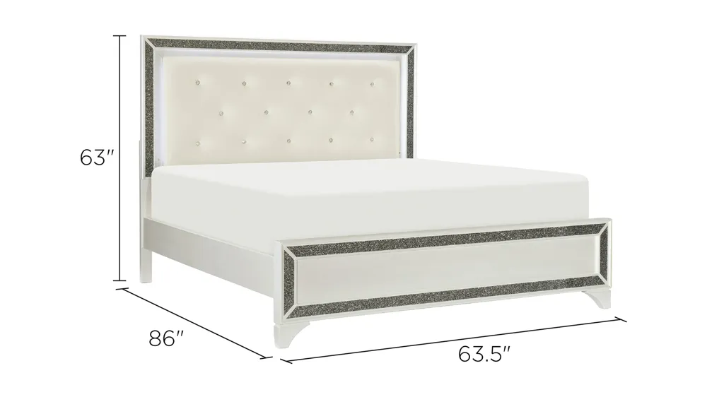 Mossbrook Upholstered Bed Dimensions