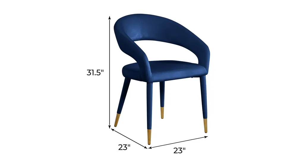 Destiny Dining Chair - Set of 2 Dimensions