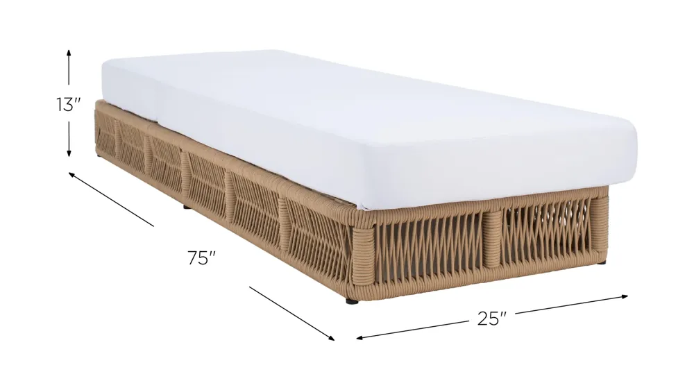 Ally Chaise Lounge Dimensions