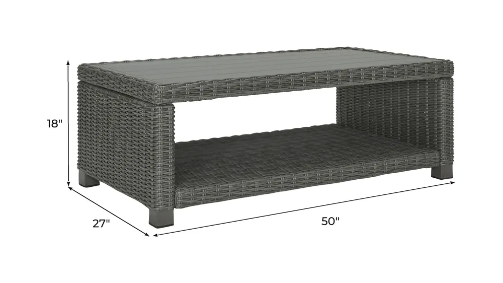 Elite Park Outdoor Coffee Table Dimensions