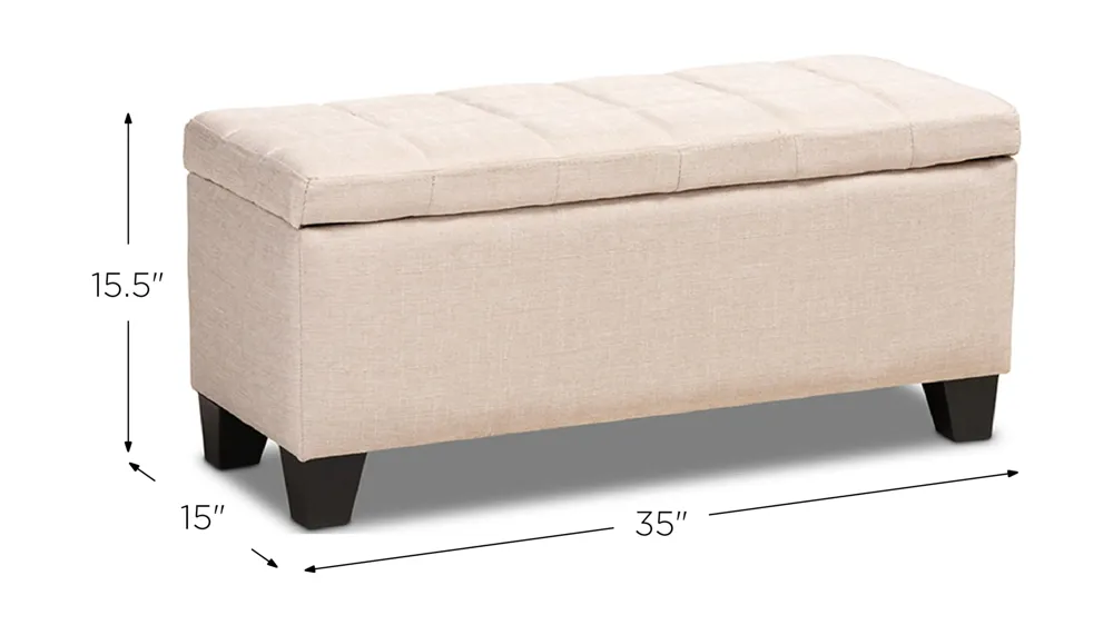 Fera Storage Ottoman Dimensions