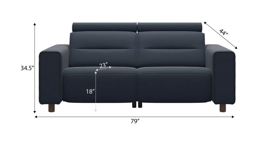 Emily 4-pc. Power Loveseat Dimensions