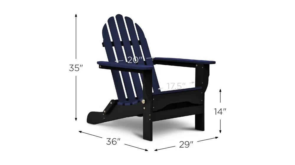 Icon Adirondack Chair Dimensions