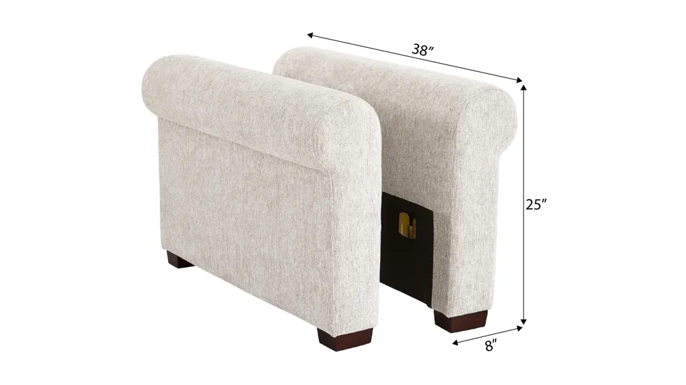 Juniper Set of Roll Arms Dimensions