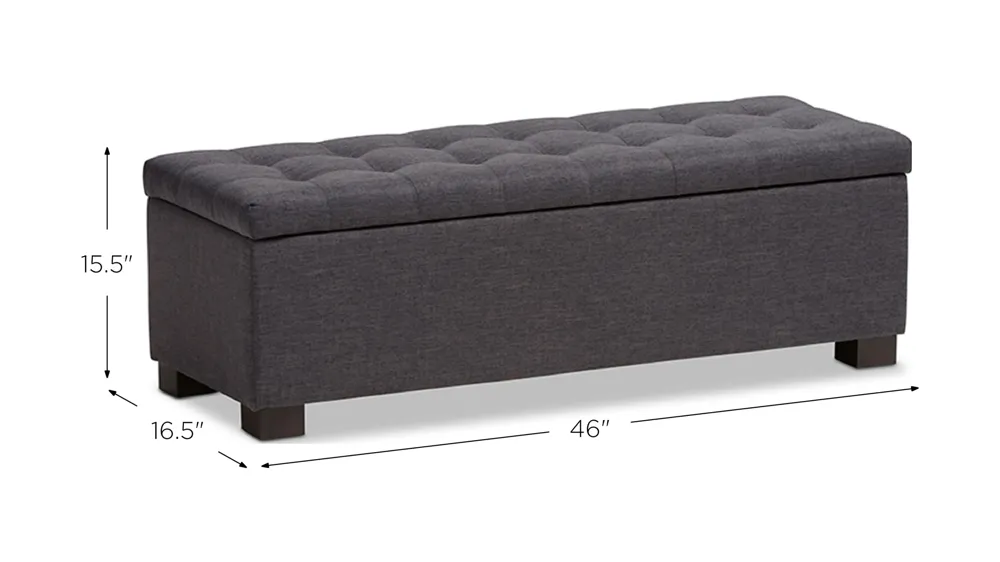 Roanoke Ottoman Bench Dimensions