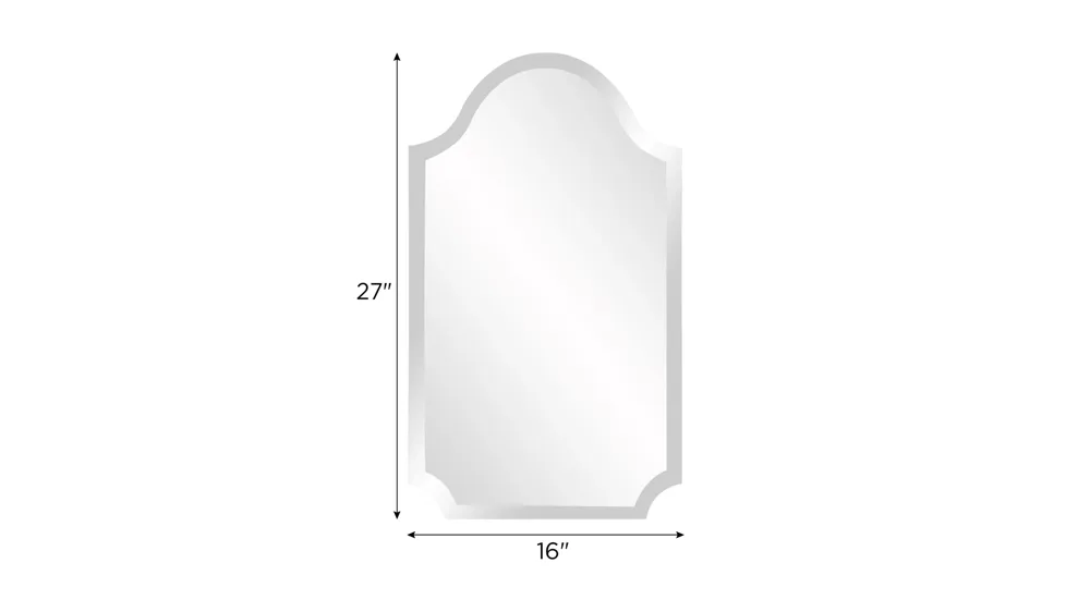 Archie Frameless Mirror Dimensions