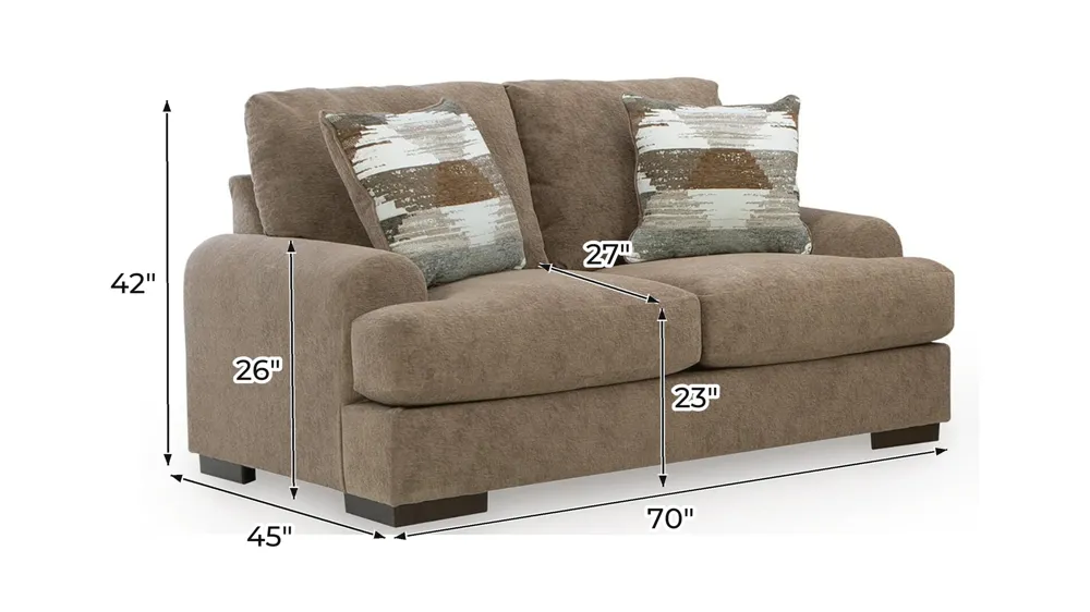 Nolenburg Loveseat Dimensions