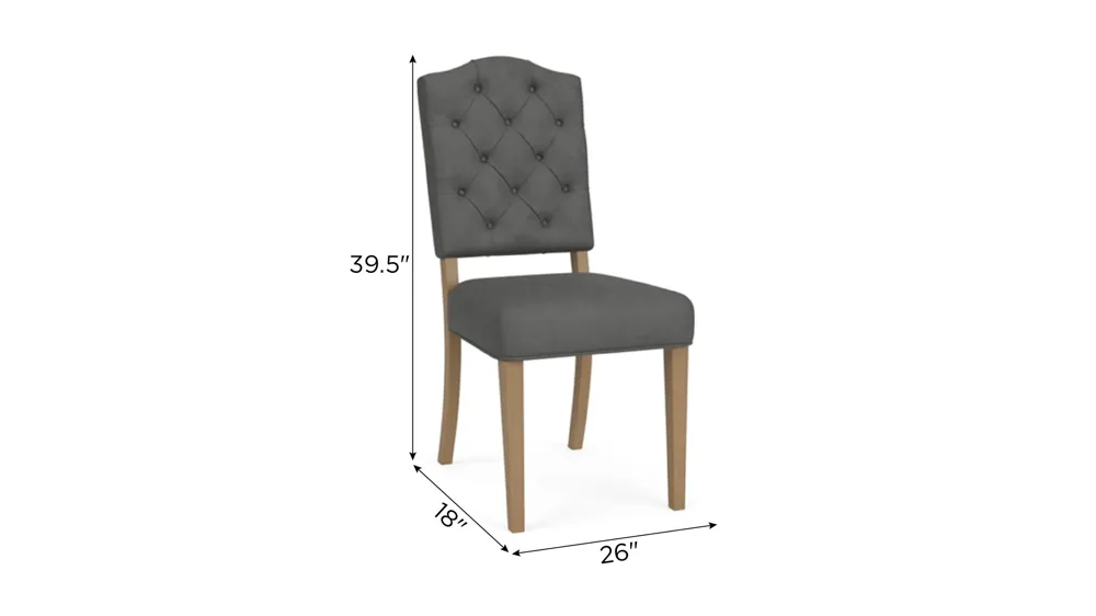 Aberdeen Chair Set of 2 Dimensions