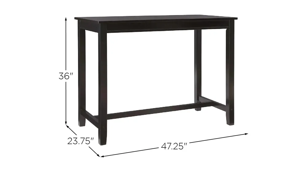 Claridge Counter Height Pub Table Dimensions
