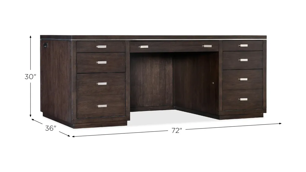 House Blend Executive Desk Dimensions