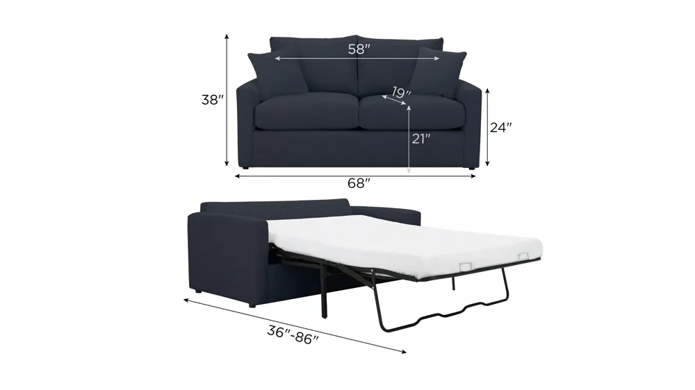 Penny Full Sleeper Dimensions