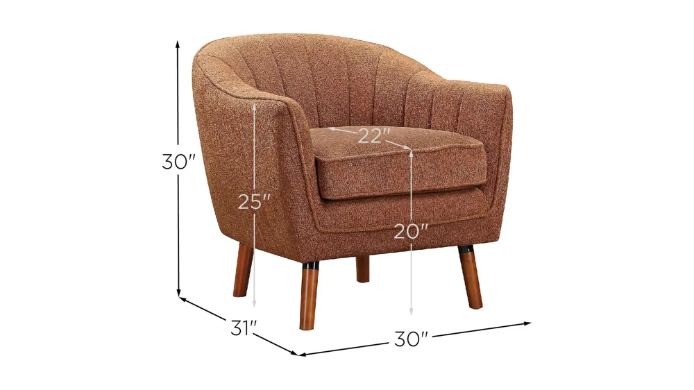 Brynda Accent Chair Dimensions