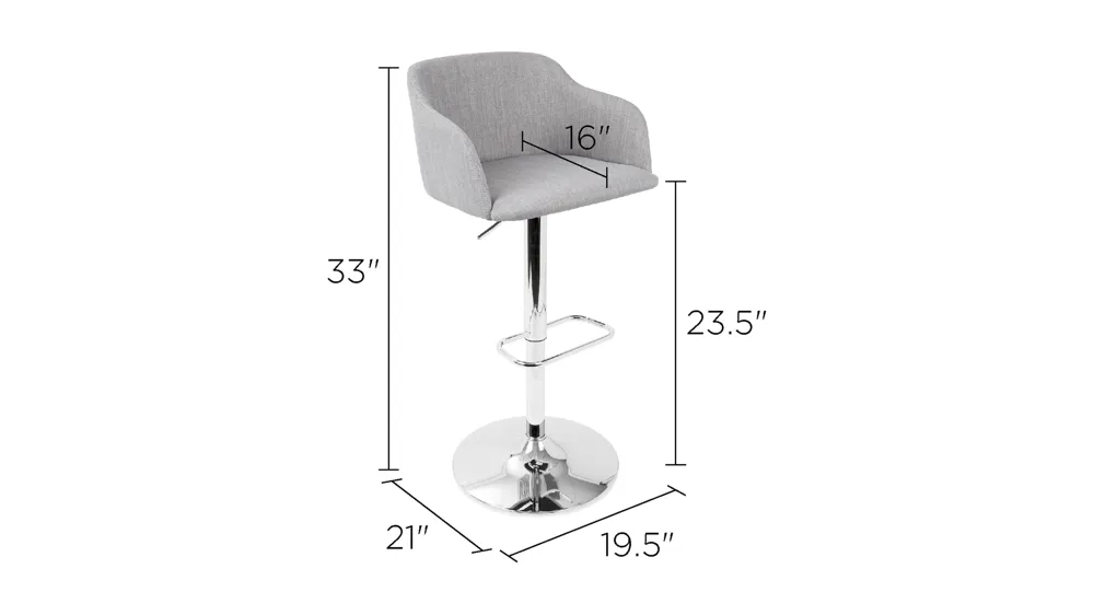 Daniella Barstool Dimensions