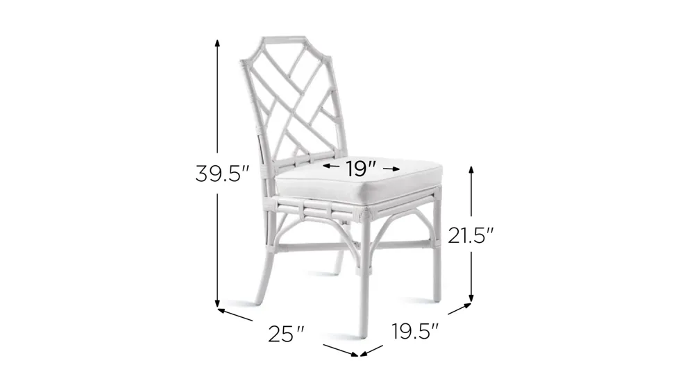 Kara Dining Chair: Set of 2 Dimensions