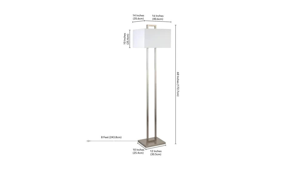 Bryson Floor Lamp Dimensions