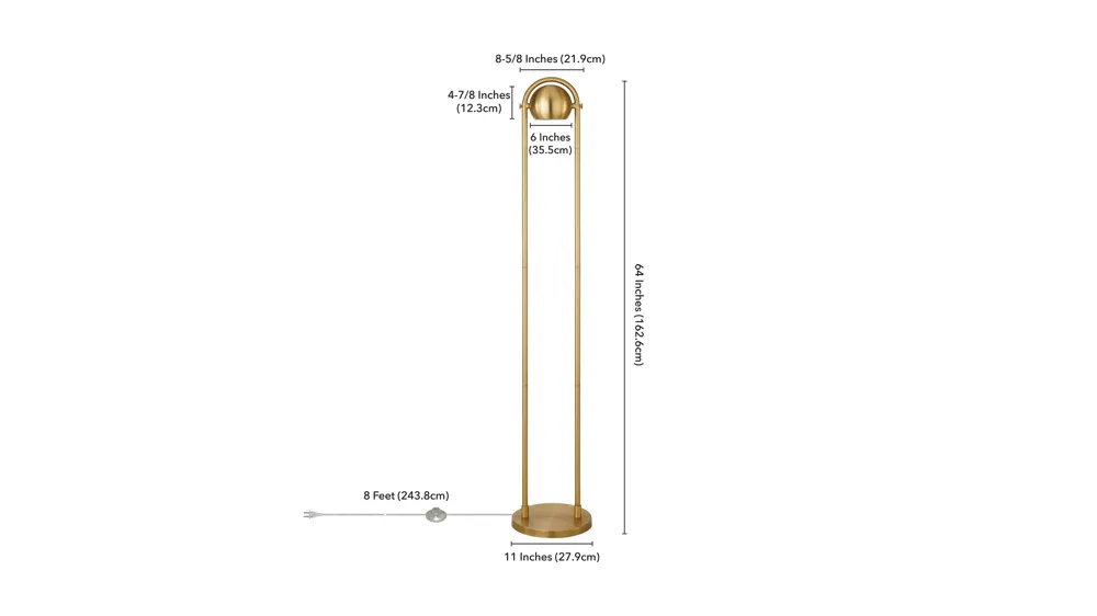Souma Floor Lamp Dimensions