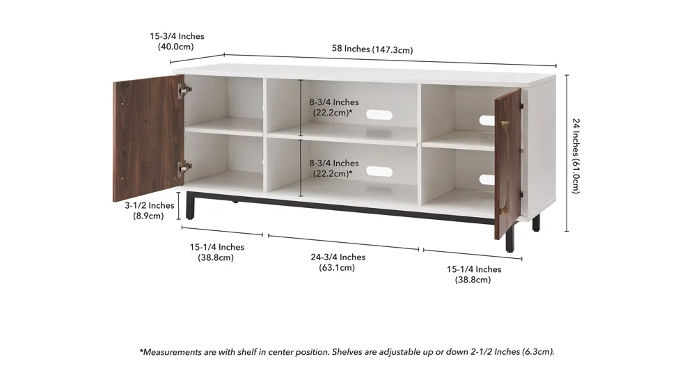 Beck TV Stand Dimensions