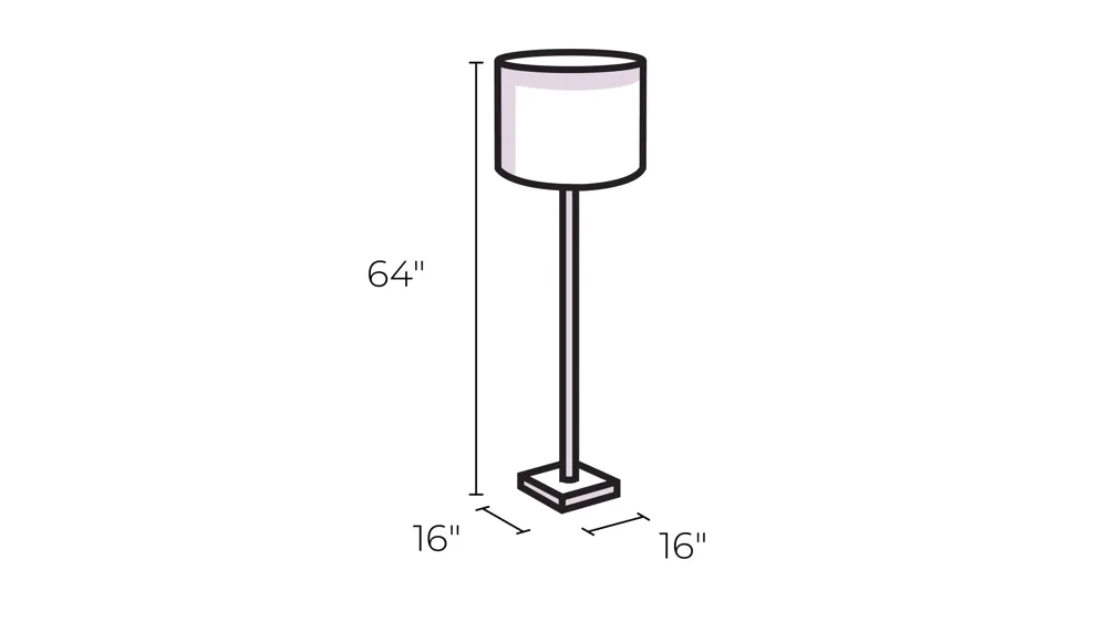 Wilde Lamp Dimensions