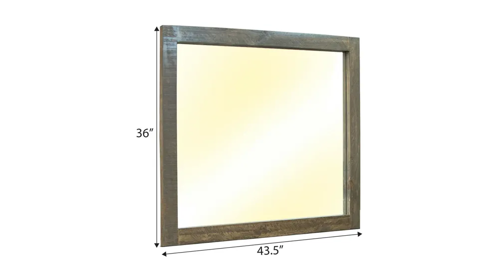 Loft Brown Mirror Dimensions