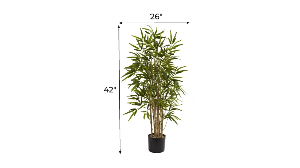 3.5ft. Twiggy Bamboo Tree Dimensions