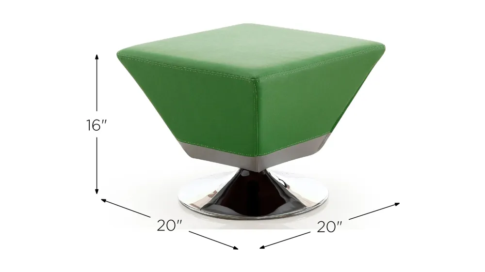 Diamond Swivel Ottoman Dimensions
