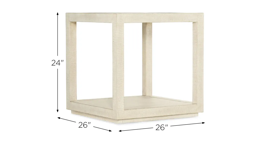 Cora End Table Dimensions