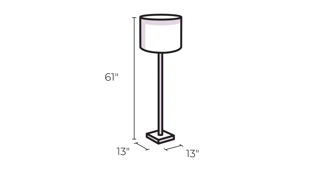 Estelle Floor Lamp Dimensions