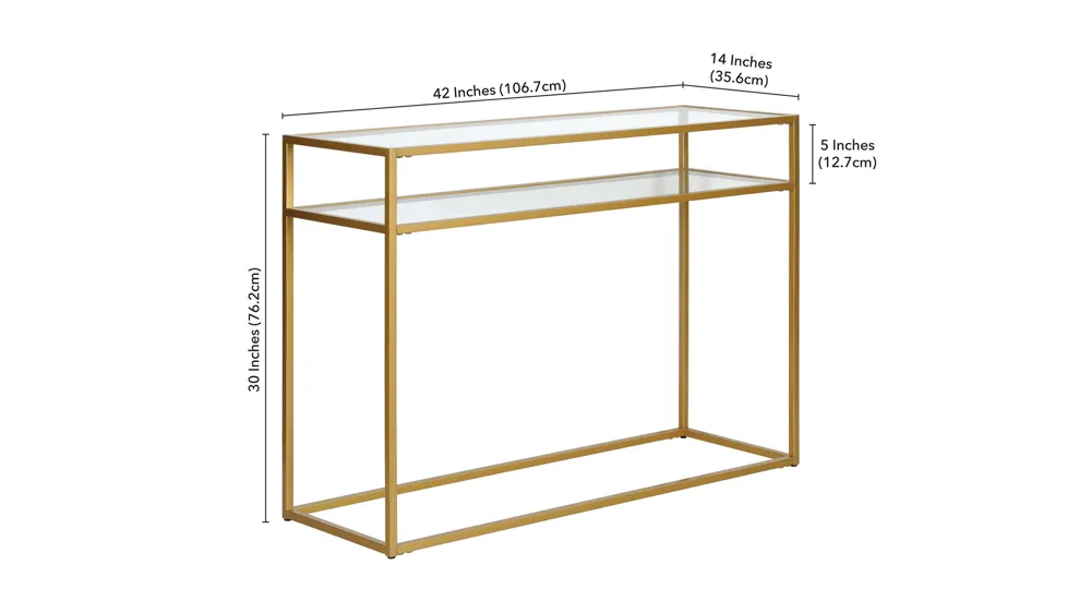 Ainsley Console Table Dimensions