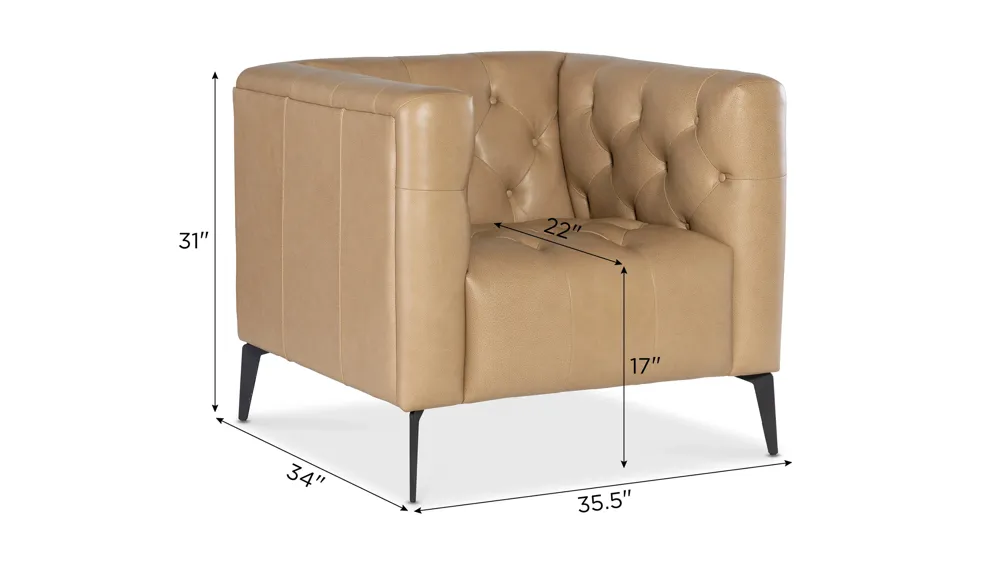 Nicolla Stationary Chair Dimensions