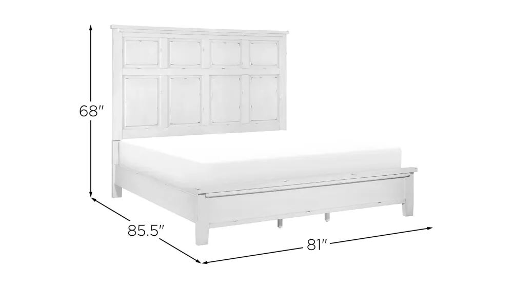 Herman Eastern King Bed Dimensions