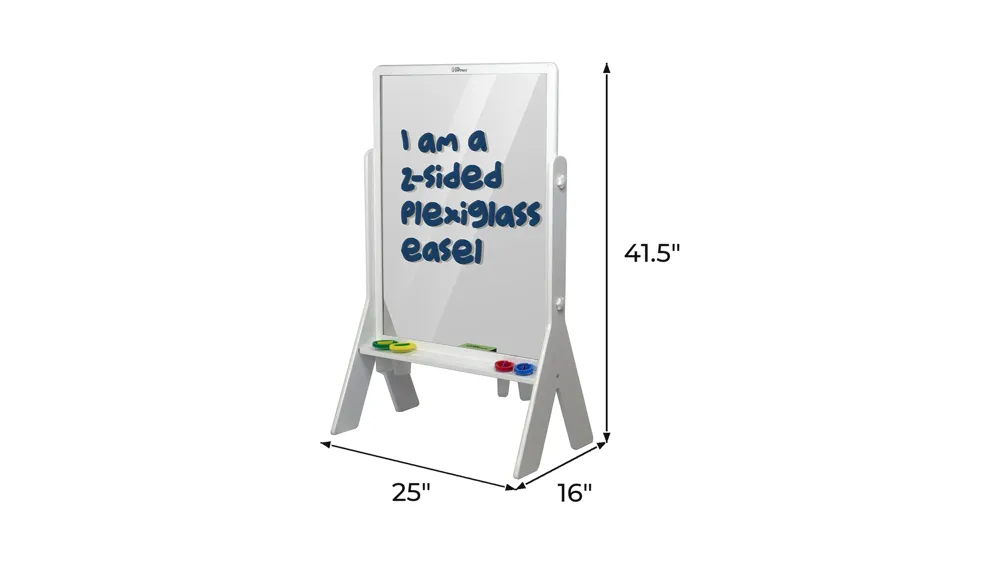 Little Partners Peek-A-Boo Easel Dimensions