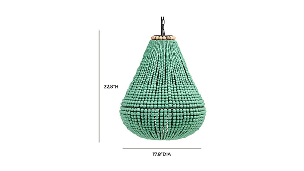 Palani Bead Chandelier Dimensions