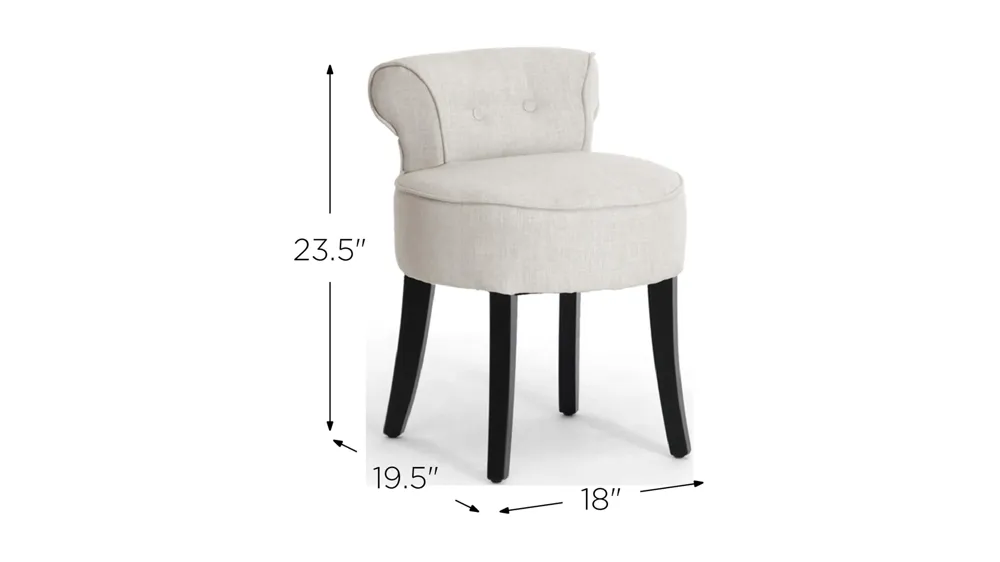 Millani Lounge Stool Dimensions