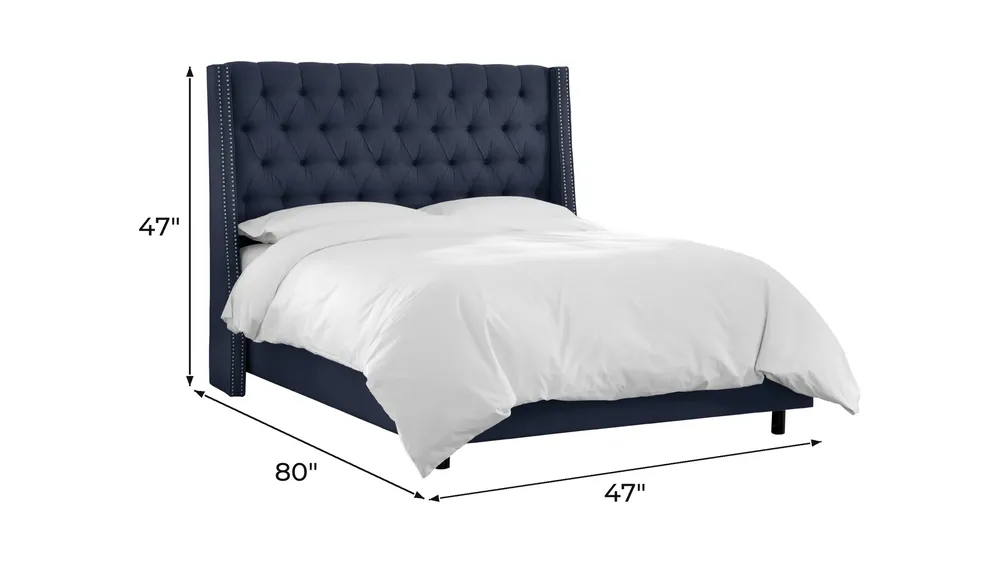 Sheridan Wingback Bed Dimensions