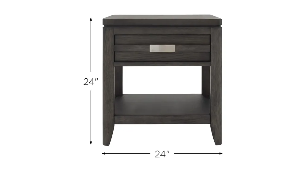 Adir Rectangular End Table Dimensions