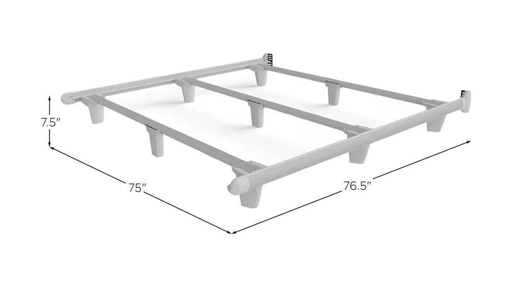 Embrace Bed Frame w/ Glides Dimensions