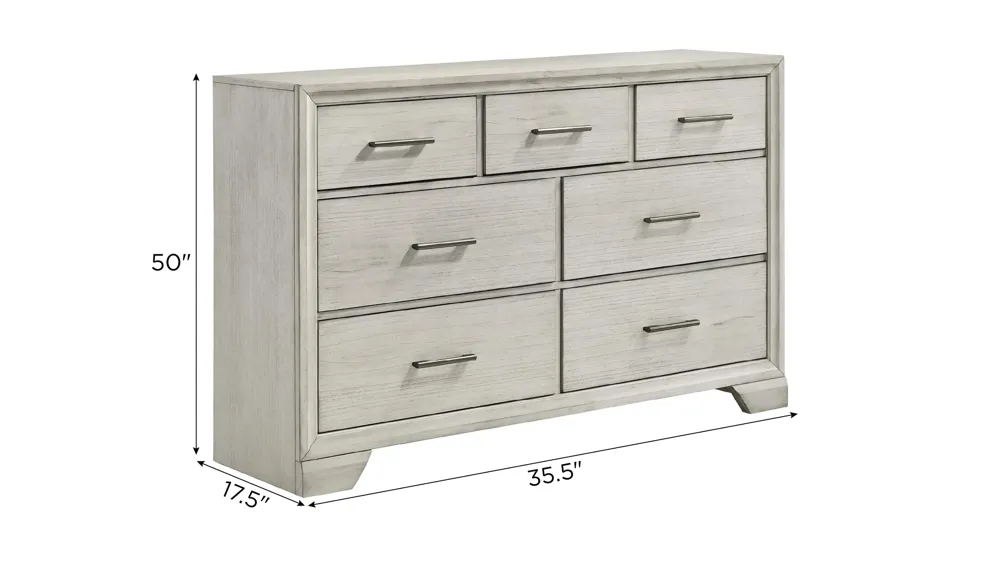 Wegner Bedroom Dresser Dimensions