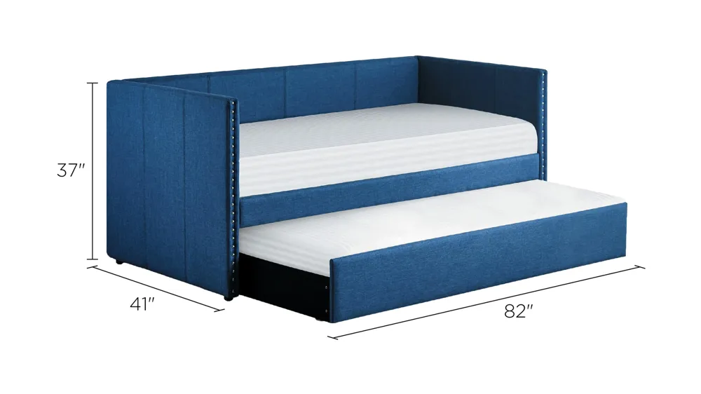 Tia Twin Daybed With Trundle Dimensions