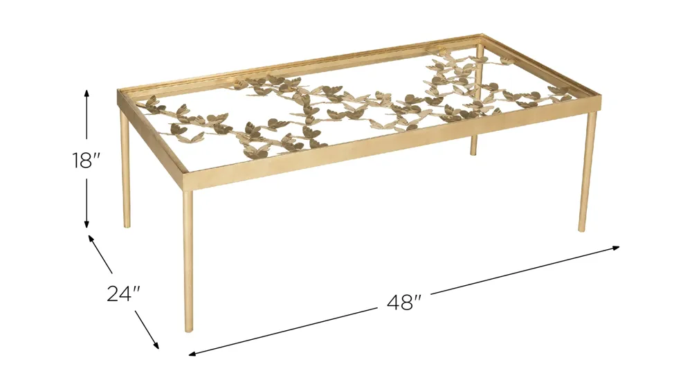 Matilda Butterfly Coffee Table Dimensions