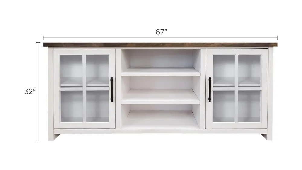 Foxgrove 67" TV Console Dimensions