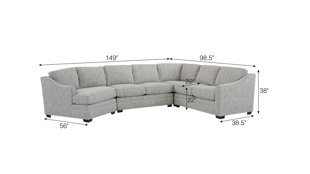 Fairhaven 4-pc. Sectional | Raymour & Flanigan
