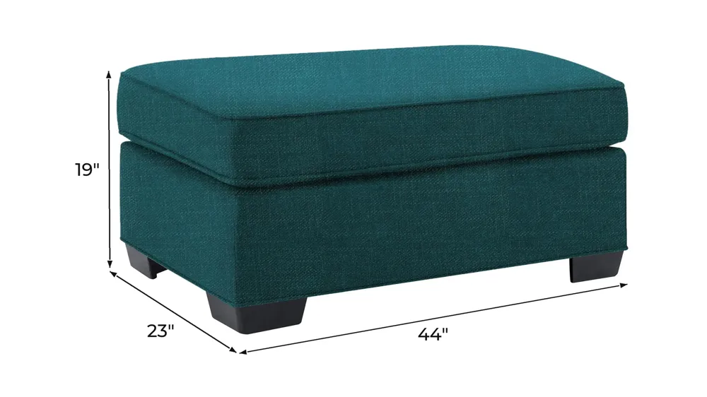 Wellsley Chair and a Half Ottoman Dimensions