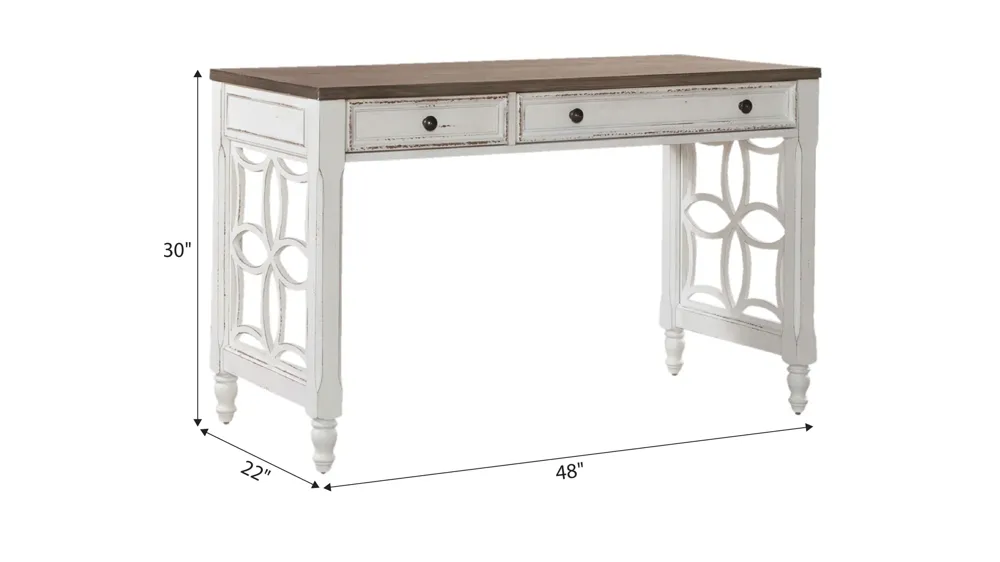 Magnolia Manor L Writing Desk Dimensions