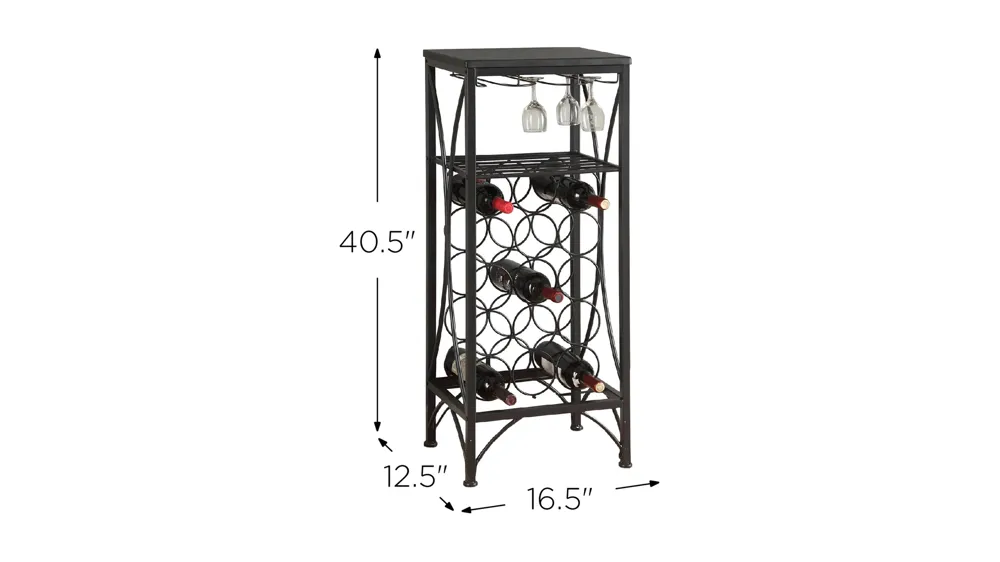 Monarch 40" Wine Bar Dimensions